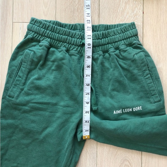 Aime Leon Dore Uniform Sweatpants in Green Men’s Size XS - Picture 6 of 11
